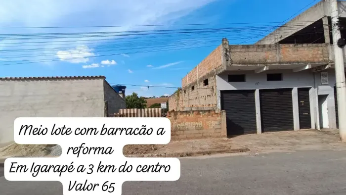 Imóvel para venda com 180 metros quadrados com 1 quarto em Ipanema - Igarapé - MG, 58.000