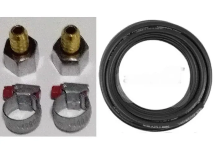 MANGUEIRA 10M BORRACHA PARA COMPRESSOR/PISTOLA E FERRAMENTAS PNEUMÁTICO COM ESPIGÃO E