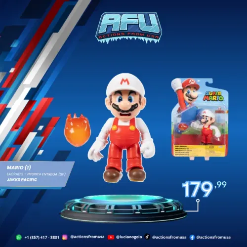 Jakks Pacific Nintendo Super Mario Bros - Mario Fire