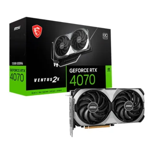 Placa de Video MSI RTX 4070 Ventus 2X OC