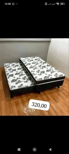 CAMA BOX COM AUXILIAR D20 - DIRETO DE FABRICA