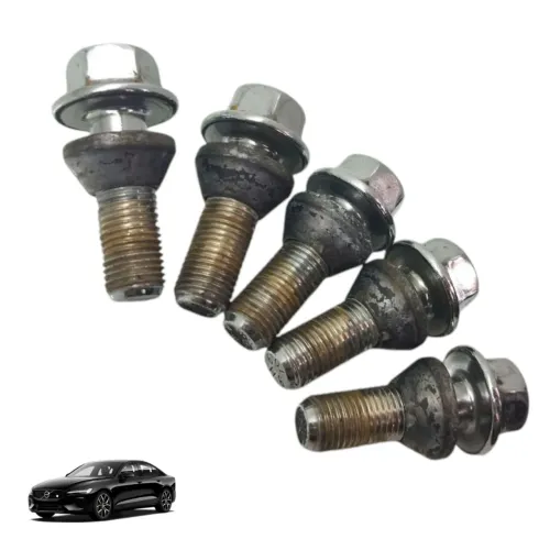 Jogo Parafuso Chave 19 Roda Volvo S60 T4 2011 12 5 Unidades