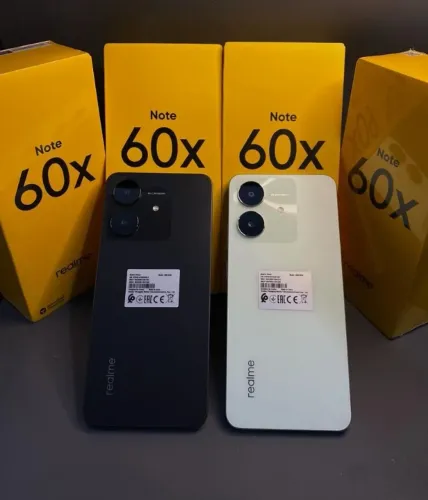 Realme Note 60X 4G 128/4 Preto Verde R$889,00 A VISTA