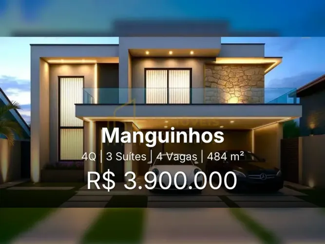Linda casa em condomínio no Continental: conforto e privacidade em Manguinhos