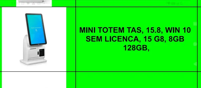 Mini totem TAS 15.8 Win.10 s/ licença