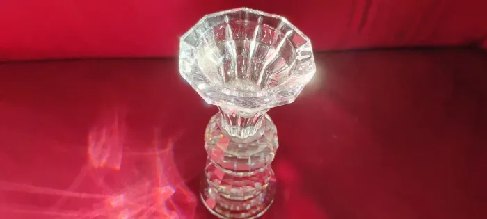 Castiçal Cristal - 13cm