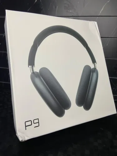 Fone de ouvido sem fio - p9 preto confortável e som potente