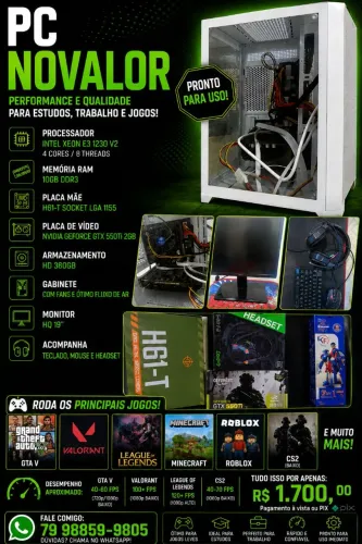 Computador básico gamer