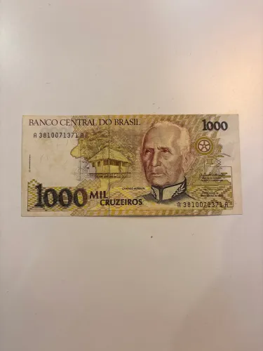 Cédula de 1000 Cruzeiros estado de nova 