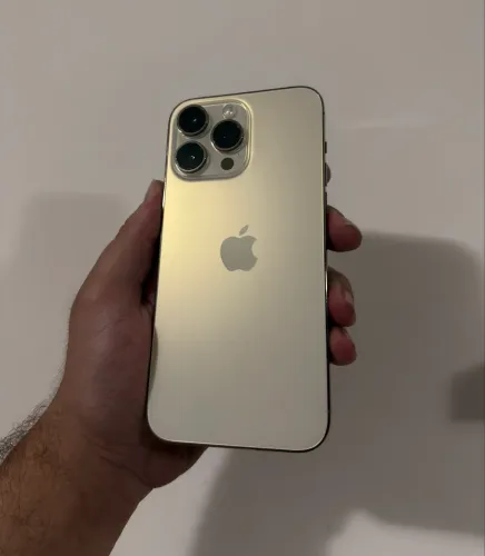 iPhone 14 Pro Max dourado 128 Gb 6 meses garantia
