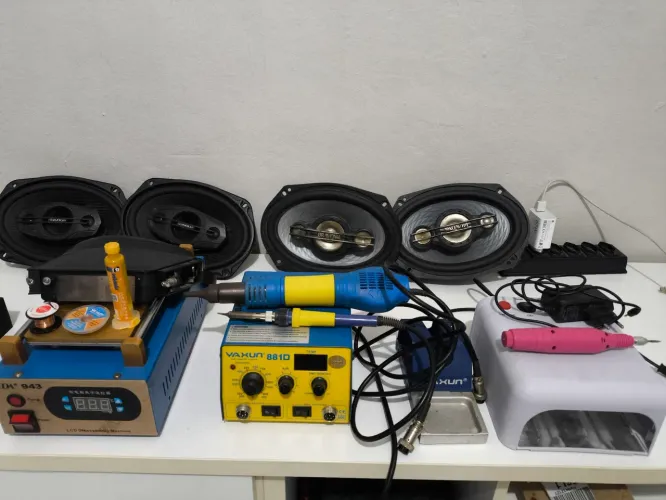 Equipamentos de assistência técnica/ soprador/estação de retrabalho