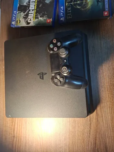 playstation 4 Slim 1TB + 1 Controle e 6 Jogos