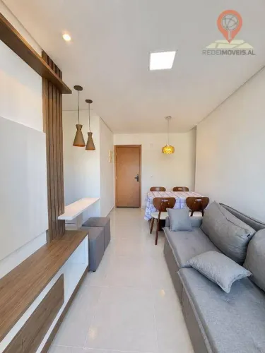 Apartamento com 2 dormitórios para alugar, 54 m² por R$ 3.600/mês - Cruz das Almas - Macei