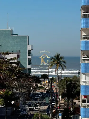 Apartamento à venda 2 quartos 1 suíte 2 sacadas vista mar Ocian Praia Grande