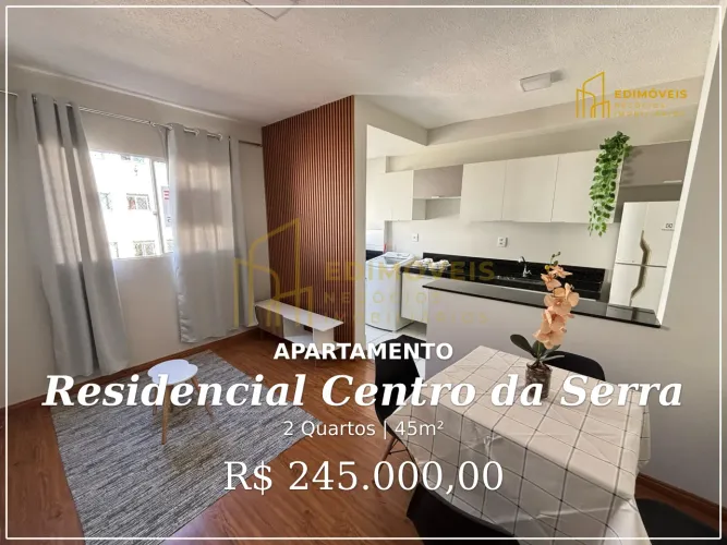 Apartamento aconchegante no Residencial Centro da Serra  Oportunidade imperdível!