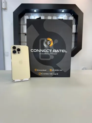 iPhone 14 Pro Max 128gb Gold- Todo Original - Loja Física Batel