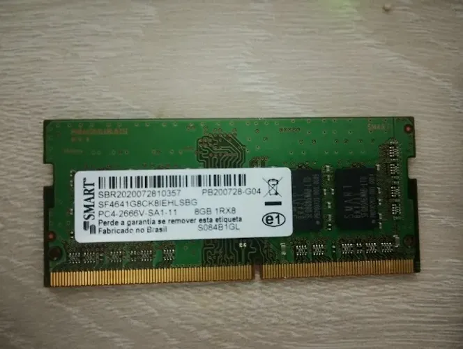 Memória notebook ddr4 8gb 2666 mhz