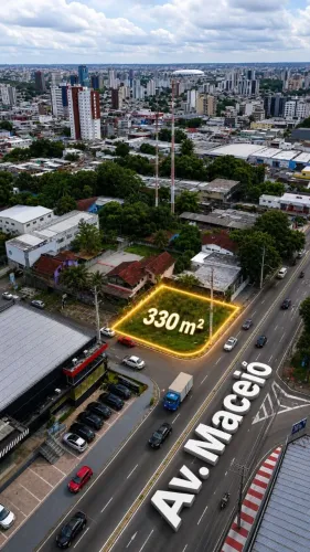 Terreno Exclusivo na Av. Maceió, Adrianópolis/ Esquina Estratégica na Villa Municipal