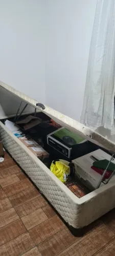 Cama bau com 2 coxão