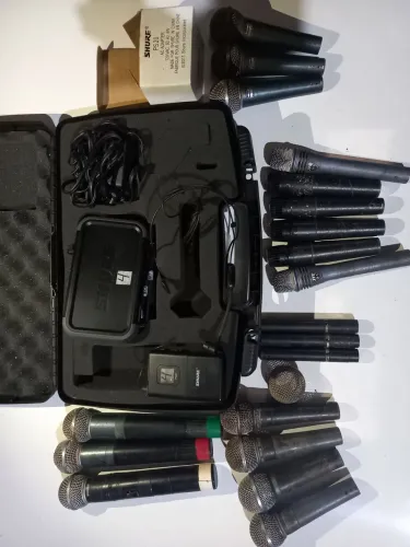 Todos os microfones por $2500,00