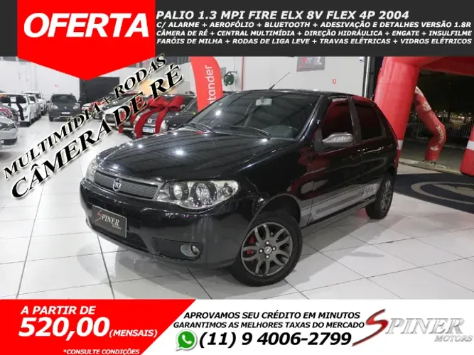 Fiat Palio ELX 1.3 MPI Flex 8V 4P 2004