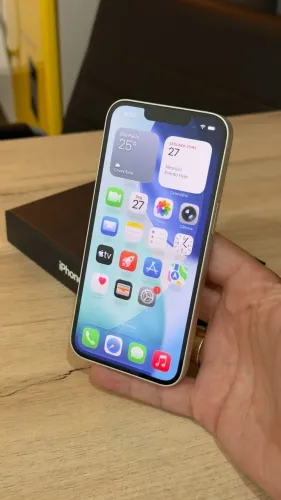 iPhone 14 128GB Branco - Com capa e pelicula! Com garantia! Até 12x no cartão!