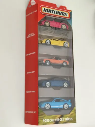 Matchbox Pack-5 Porsche Heroes - Lacrado