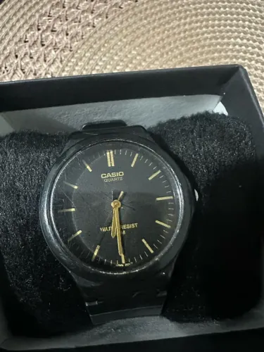 Vendo ou troco relógio casio todo preto 
