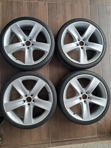 RODAS SANTA FÉ ARO 18" 5X100/PNEUS 80% 205/35R18/DIVIDO EM ATÉ 12X NO CARTÃO/TALA 7<br>