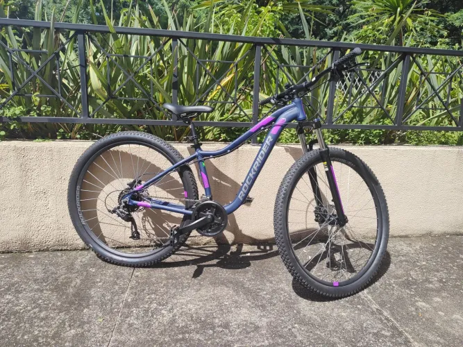 BICICLETA FEMININA MTB ARO 29" ROCKRIDER ST120 MICROSHIFT