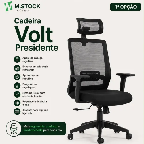 Cadeira nova presidente volt