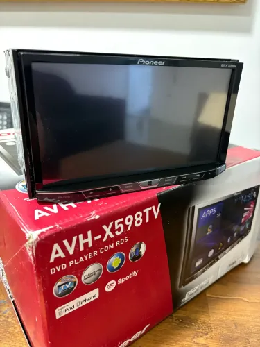DVD COM TV Automotivo Pioneer AVH-X598TV Semi Novo
