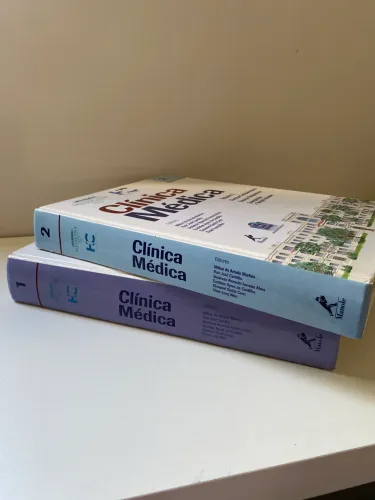Livro Clinica Médica Vol 1 e 2 Medicina USP - Manole