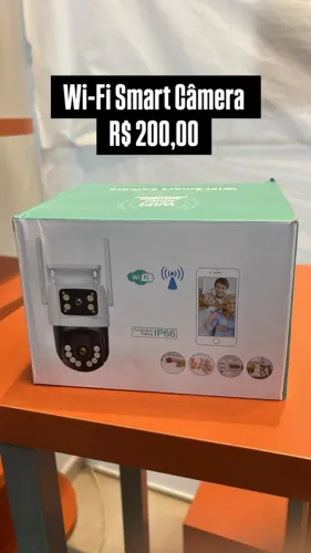 Camera de segurança Wi-Fi Smart - Loja Fisica