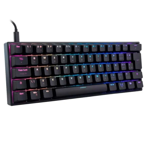 Teclado Mecânico Husky Gaming Blizzard - 60%, ABNT2, Gateron Red, RGB