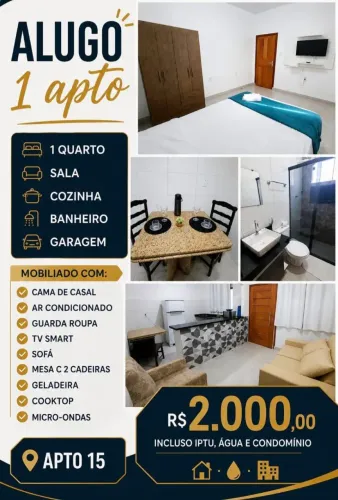 Alugo apartamento no bosque