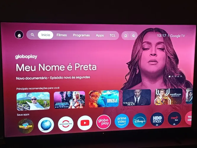 TV TCL 65 polegadas nova 