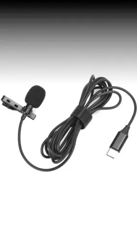 Microfone de Lapela profissional tipo C