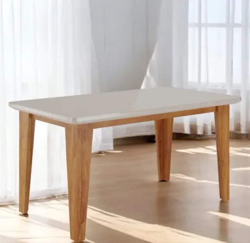 Mesa de Jantar Lumière 160 Mel Off White