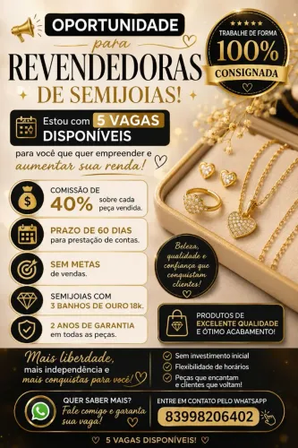 Revendedoras de semi joias