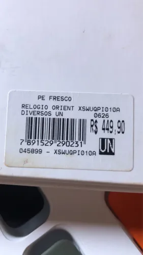 Relógio x-watch 400$ está novo 1 semana de uso 