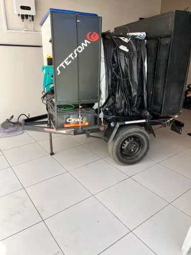 Carrocinha de 1 eixo reforçada