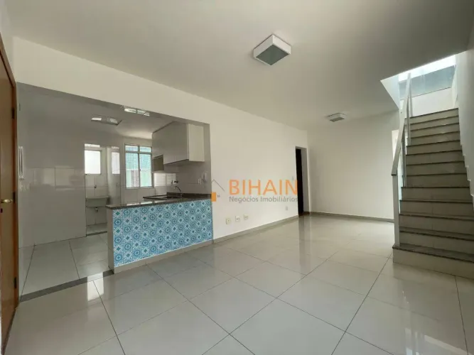 Cobertura com 3 dormitórios para alugar, 215 m² por R$ 6.940,41/mês - Buritis - Belo Horiz