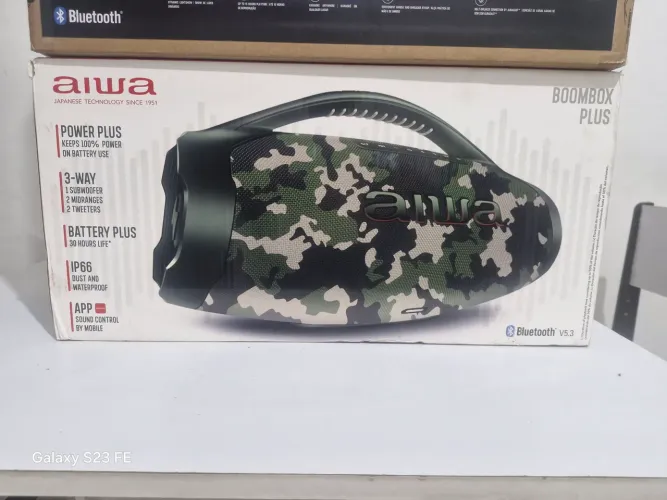 Boombox aiwa plus 200W RMS lacrada +NF + garantia