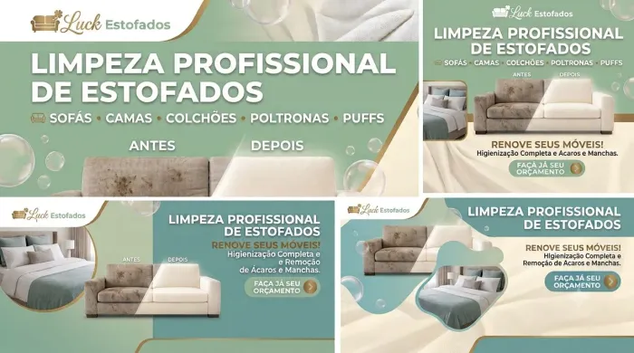 Limpeza de estofados em Geral