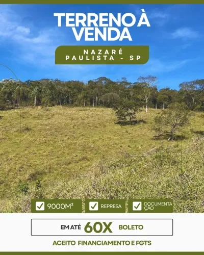 Terreno no Interior de São Paulo a 50min de Mogi das Cruzes