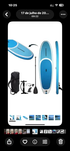 Prancha stand up nova nunca usada