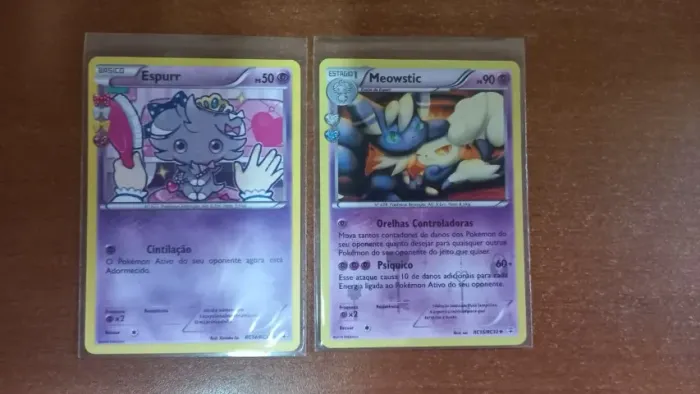 TCG Card Pokémon Espurr RC14/RC32; Meowstic RC15/RC32