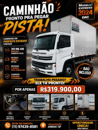 CAMINHÃO COM BAÚ DELIVERY