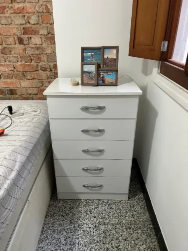 Gaveteiro Branco 5 gavetas